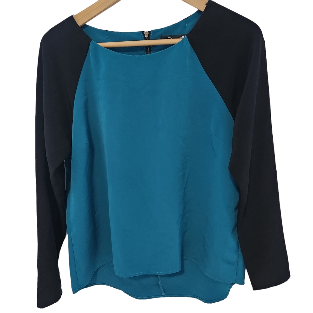 Forever 21 Women's Color Block Causal Blouse